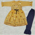 baby embroidery frock cotton 6 year to 12 year. 