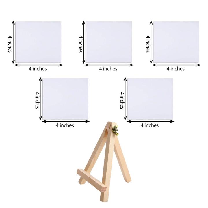 Pack%20Of%206%20-%205%20x%204*4%20Size%20Canvas%20With%201x%20Wooden%20Easel%20-%20Image%202