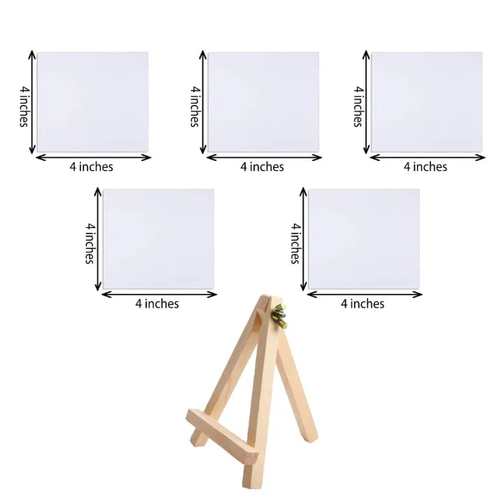 Pack%20Of%206%20-%205%20x%204*4%20Size%20Canvas%20With%201x%20Wooden%20Easel%20-%20Image%202