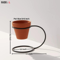 Iron Plant Stand | Creative Pot Stand for Plants | Modern Planter for Home Garden & Decor. 