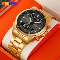 SKMEI Men Electronic Watch Dual Display Electronic Watch Multifunctional Waterproof Watch Fashion Business Style For Men 2049. 