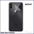 Iphone X Premium Clear Jelly Back Protector Skin. 