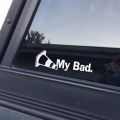 Traffic Cones My Bad. Car Sticker Funny Car Decals Truck Stickers Funny Bumper Stickers Decorative Vehicle Automotive Decals For Car Truck Motorcycle Wall Laptop (18cm, White). 