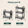 Dish Drying Rack with Draining Board, Rustproof Kitchen Storage Organizer, Multi-Functional Sink Side Dish Rack, Compact Kitchen Dish Rack Drainboard Set Large Rust-Proof Dish Drainer with Utensil Holder. 