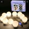 10 PCS LED Vanity Mirror Lights Hollywood Style for Makeup Dressing Table. 