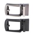 Polished Metal Belt Buckle Replacement Automatic Ratchet 35mm Belt Parts. 