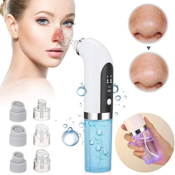 Pimble Machine PIXIE Hydra Facial Pore Vacuum – Blackhead & Whitehead Remover, Micro ...