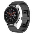 Watch Strap Stainless Steel Metal 22mm Compatible with All Smartwatch Belt Matte Finish Luxury Band Black 90g. 