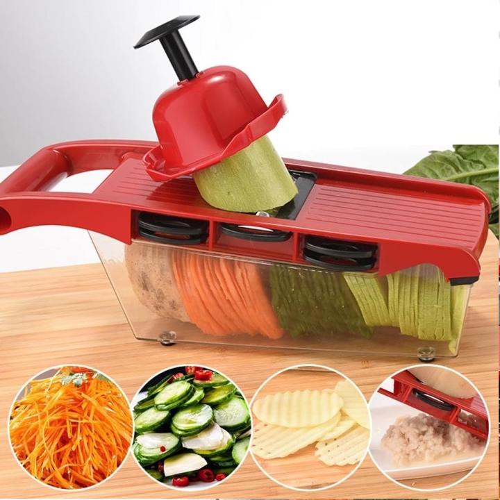 Vegetable  Potato Onion and Salad Cutter-Design Salad Maker 6 in 1 Vegetable Cutter Kitchen Utensil