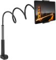 Tryone ANJ-30 Gooseneck Tablet Stand - Tablet Mount Holder Compatible with iPad iPhone Series/Nintendo Switch/Samsung Galaxy Tabs/Amazon Kindle Fire HD and More, 37.3in Overall Length. 