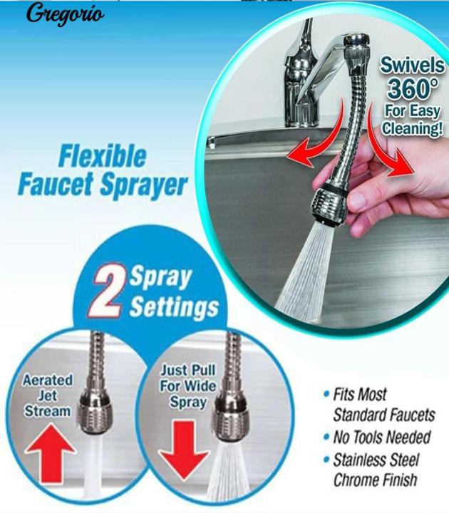 TURBO%20FLEX%20360%20FLEXIBLE%20FAUCET%20SPRAYER%20TAP%20MOVER%20INSTANT%20HANDS%20FREE%20SWIVEL%20SPRAY%20HOSE%20SPRAY%20SINK%20!%20!%20-%20Image%207