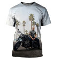 New 3D Movie The Fast And The Furious Print T Shirt Paul Walker Graphic T-shirts For Men Kid Fashion Hip Hop Short Sleeves Tees. 