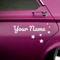custom car name sticker Write your name on car or anything else write my name on cars. 