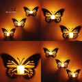 Dotz Brand Decorative Butterfly Wall Shelf, Decoration Candlestick, Wall Décor Ideas, Wooden Wall Shelves. 