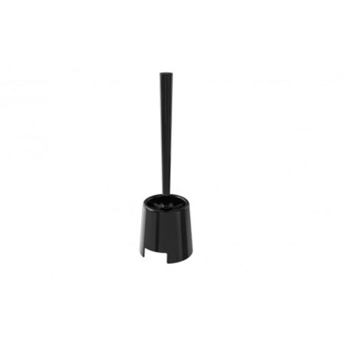 IKEA Toilet Brush/Holder, Black/White
