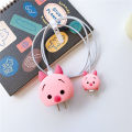 Suitable for Apple 12 charger protective cover Cartoon bite protective cover Cord bite USB charging head protective cover. 