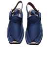 Peshawari Chappal Made Blue Leather Latest Fashion Design 2024 for Men. 