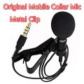 Mini Lavalier Microphone 3.5mm Hands Free Clip On Microphones Mic For IOS Android Mobile Phone Laptop Tablet Recording. 
