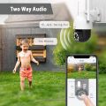 DEKCO DC5L 2K Security Camera Outdoor/Home, WiFi Outdoor Security Cameras Pan-Tilt 360 deg View, 3MP Dome Surveillance Cameras with Motion Detection and Siren, 2-Way Audio,Full Color Night Vision, Waterproof. 
