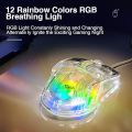Aula S80 Programmable Gaming Mouse, 7200 DPI Wired PC Mouse, 12 Rainbow RGB Backlit Wired Mac Gaming Mouse. 