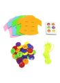 Clothes  Button Board Game Basic & Life Skills Toys lacing activity game Educational toy Montessori Learning games for kids. 