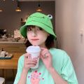 2020 Frog Bucket Hat for Women Summer Autumn Plain Women Panama Outdoor Hiking Beach Fishing Cap Sunscreen Female Sunhat Bob. 