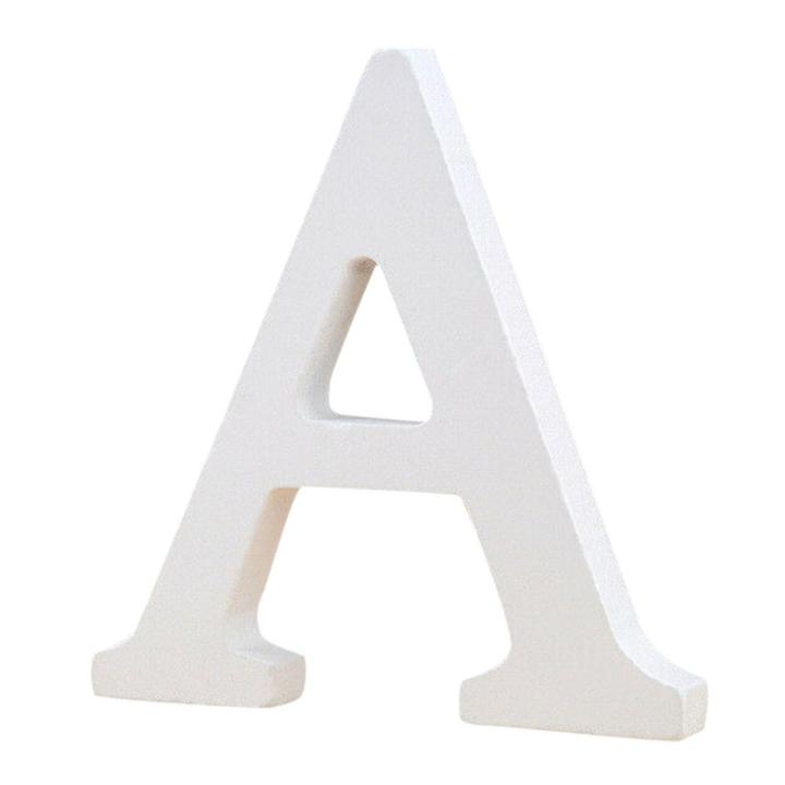 Wooden English Letters Alphabet Symbol Ornament Wedding Party DIY Decoration