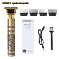 USB rechargeable trimmer and clipper Professional Vintage T9 Dragon style Trimmer for Men, usb rechargeable. 