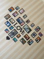 Love Wall Art with Photo Frames| Special Love Heart Photo Frames with Love Alphabet and Wall Clock|  Made By Wooden Sheet for Rooms And Offices. 
