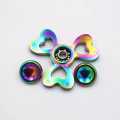Heart Shape Metal Fidget Spinner. 