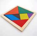 High Quality Children Toy Geometry Wooden Jigsaw Puzzle Tangram Puzzle Made Of Wood Educational Toys for Kids. 