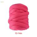 250G Chunky Yarn Giant Yarn Thick 13-15.3 Yards Soft Bulky Yarn Tube Yarn for Finger Weave Arm Knitting Roving Crochet Pet Bed and Bed Fence. 