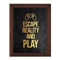 Gaming Photo Frame - Gaming Poster Picture Frame - Glass Front Gaming Picture Frame For Wall Decoration - 8x12" and 12x16" Inch Frame Size -Wall Hanging Frames For Home Decoration Look Amazing in Picture Gallery For Boy's Room. 