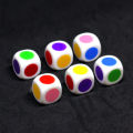 HELLOBBY Family High Quality 5Pcs/Lot Board Game for Kids Table Games 16 mm Dices Six Sided White Color Cube Dice. 