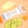 5 In 1 Cucumber Carrot Potato Slicer Peeler Grater Fruit Vegetable Cutter. 