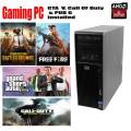 HP Z400 Gaming  PC Xeon W3550 3.06 GHz - 16GB Ram - 240 SSD 1TB  Hard drive - 4GB  Graphic card 3 Games Installed. 