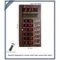 SPT-Home Salaat Panel for Home with Wooden and Acrylic Enclosure, Red Digit Color. 