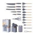 20  Sets Of Silicone Kitchenware Spoon And Quality Knife. 
