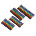 Cable Markers Colourful C-Type Marker Number Tag Label For Wire 1.5/2.5/4/ 6mm². 