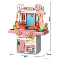 Dora Frozen Kitchen Toy Set For Kids Girls With Real Water Sound Lights Effect Pretend Play Cooking Set. 