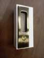 Sliding door Lock with handle. 