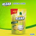 Klear Dishwash Liquid Pouch 450ml. 