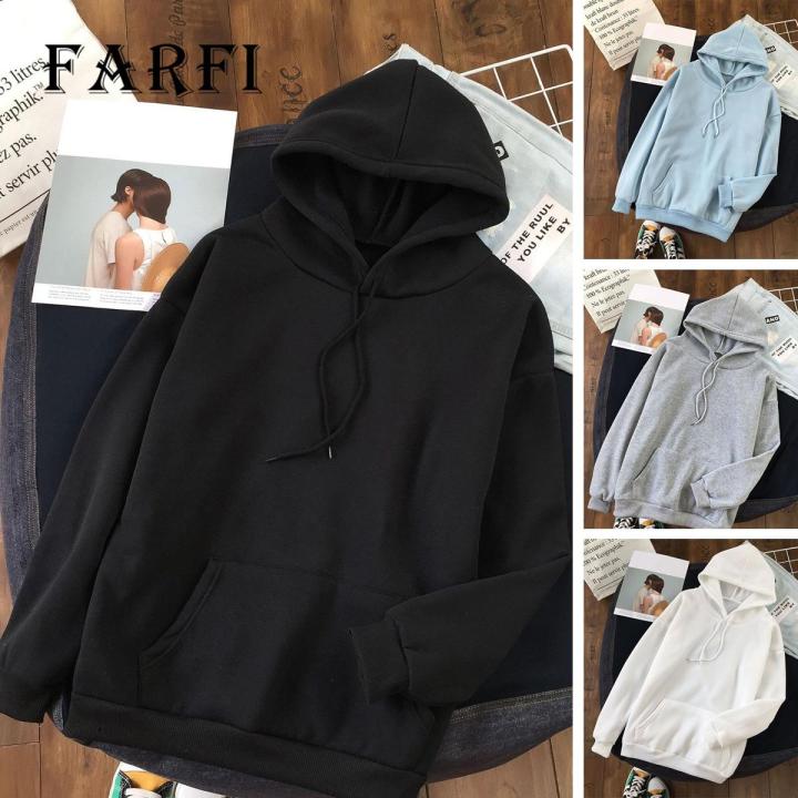 Men Front Pockets Hoodie Men Hoodie Autumn Winter Drawstring Sport Tops Long Sleeve Front Pocket Solid Color Loose Fit Sweatshirt Streetwear