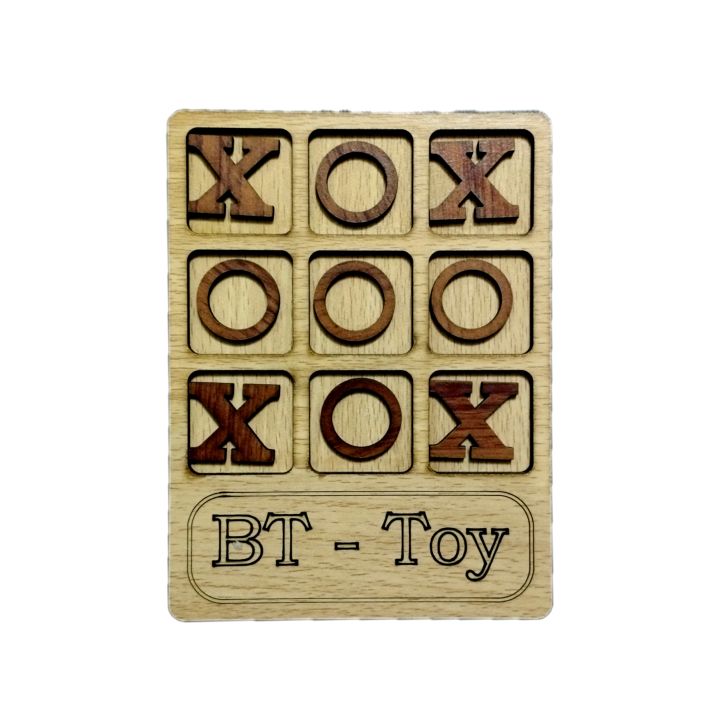 Tic%20Tac%20Toe%20Noughts%20and%20Crosses%20Wooden%20Tabletop%20Board%20Game%20Family%20Game%20for%20Kids%20and%20Adults%20Brain%20Teaser%20Puzzle%20-%20Image%204