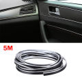 5m Car Interior Exterior Molding Trim Red DIY Flexible Car Door Edge Molding Red-Blue Strip Line. 