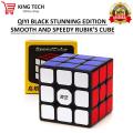 Black Base Rubik Cube 3x3 - Multicolour - 100% Original. 