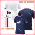 Lowest Price Psg Jersey Paris Saint Germain 21-22 Home Blue Away White Pink No Number&name Soccer Shirts. 
