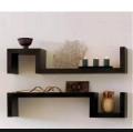 1 pc Wall Decor Shelf - Wall Display Rack Black. 