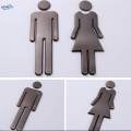 Modern Bathroom Sign Men Women Toilet Sign for Shopping Malls Shop Office. 