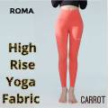 ROMA-Store High Waisted Imported Gym / Yoga Pants Seamless Tights Leggings for Women and Girls. 